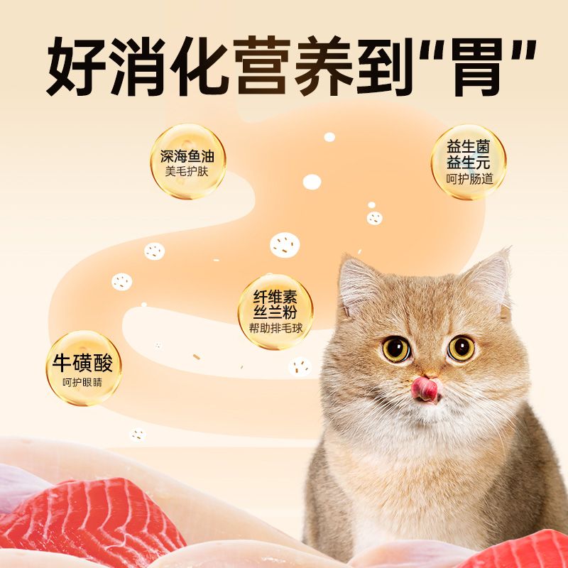 好主人猫粮成猫幼猫全阶段通用型全价无谷高蛋白助长肉金装猫粮 图片 9