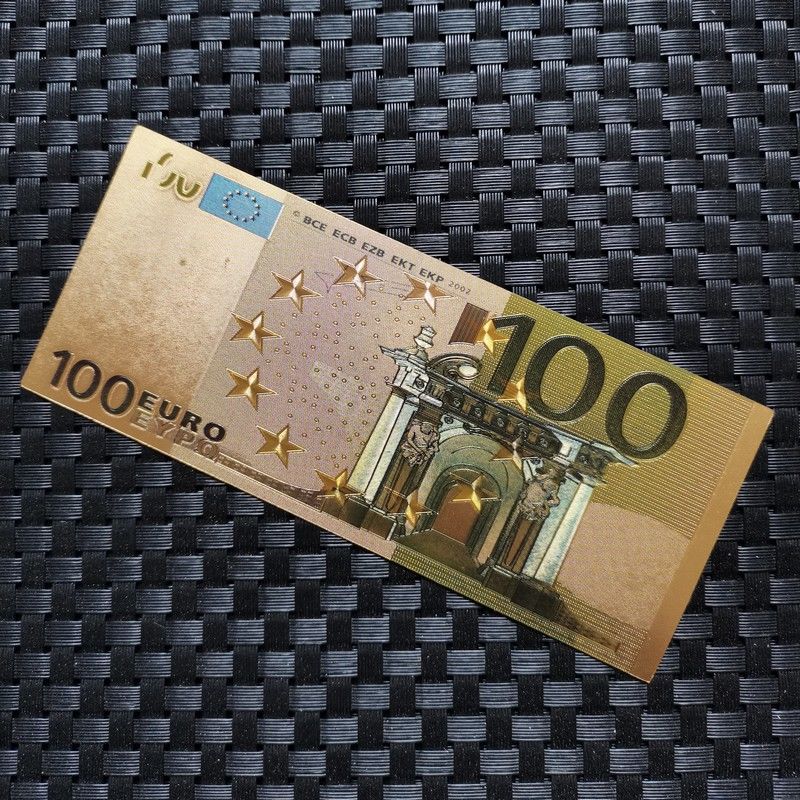 Brand New Classic Simulated 100 Euro Banknote, Creative Plastic Material Craft For Foreign Currency Collection_voghion.com