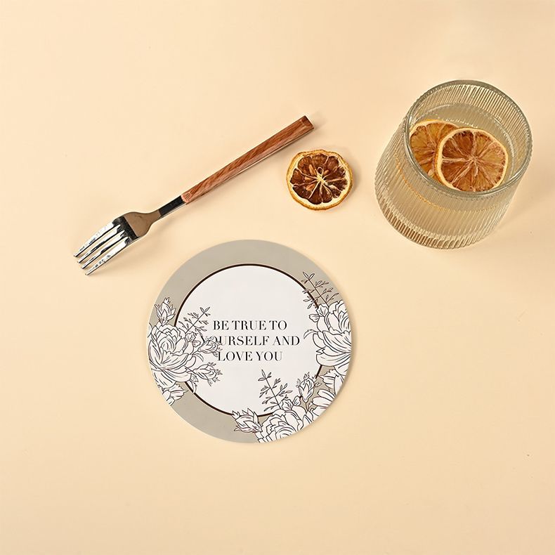 Coaster Placemat High-End Light Luxury Insulated Water-Absorbent Diatomaceous Earth Tea Cup Non-Slip Heat-Resistant_voghion.com