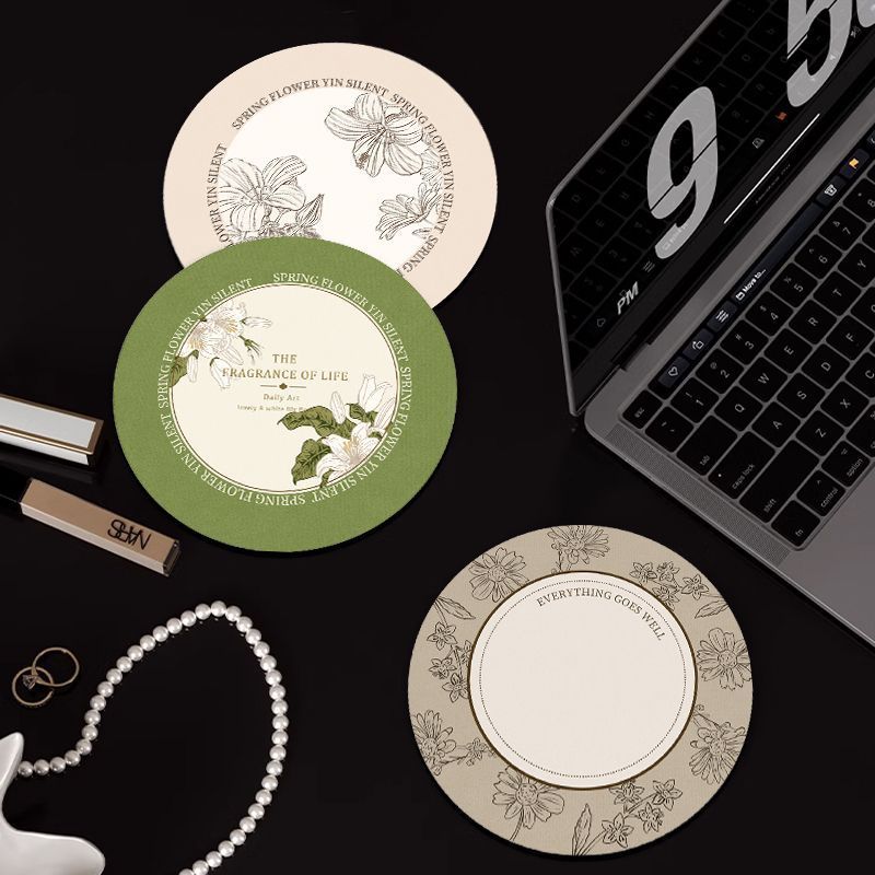 Coaster Placemat High-End Light Luxury Insulated Water-Absorbent Diatomaceous Earth Tea Cup Non-Slip Heat-Resistant_voghion.com