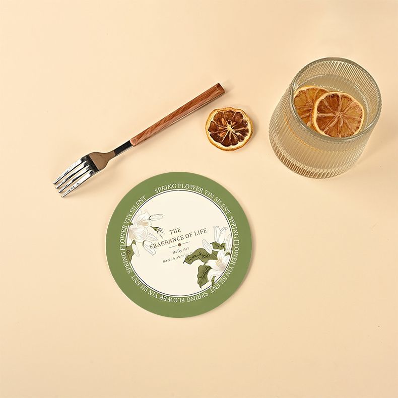 Coaster Placemat High-End Light Luxury Insulated Water-Absorbent Diatomaceous Earth Tea Cup Non-Slip Heat-Resistant_voghion.com