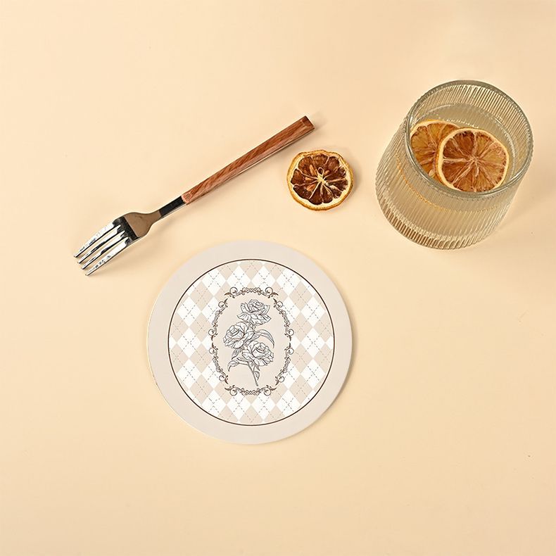 Coaster Placemat High-End Light Luxury Insulated Water-Absorbent Diatomaceous Earth Tea Cup Non-Slip Heat-Resistant_voghion.com