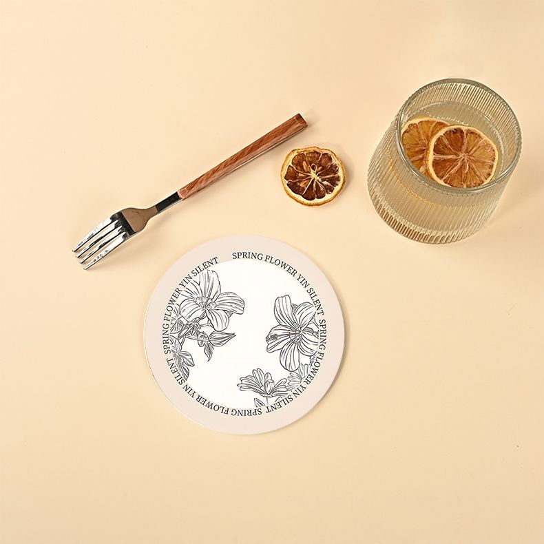 Coaster Placemat High-End Light Luxury Insulated Water-Absorbent Diatomaceous Earth Tea Cup Non-Slip Heat-Resistant_voghion.com