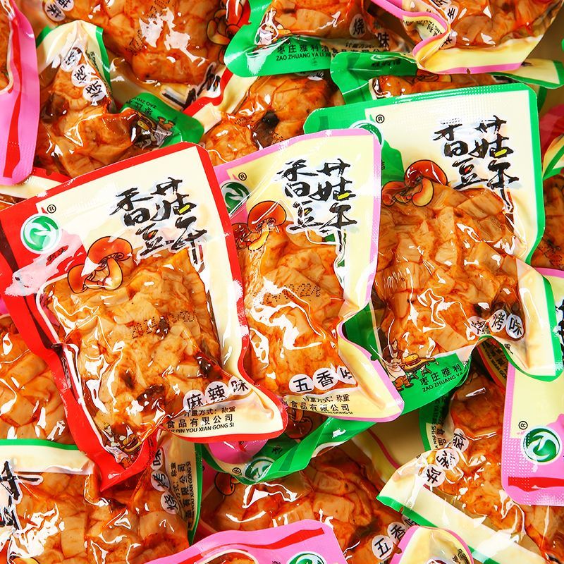 休闲小吃豆腐干网红零食香菇豆干小包装五香