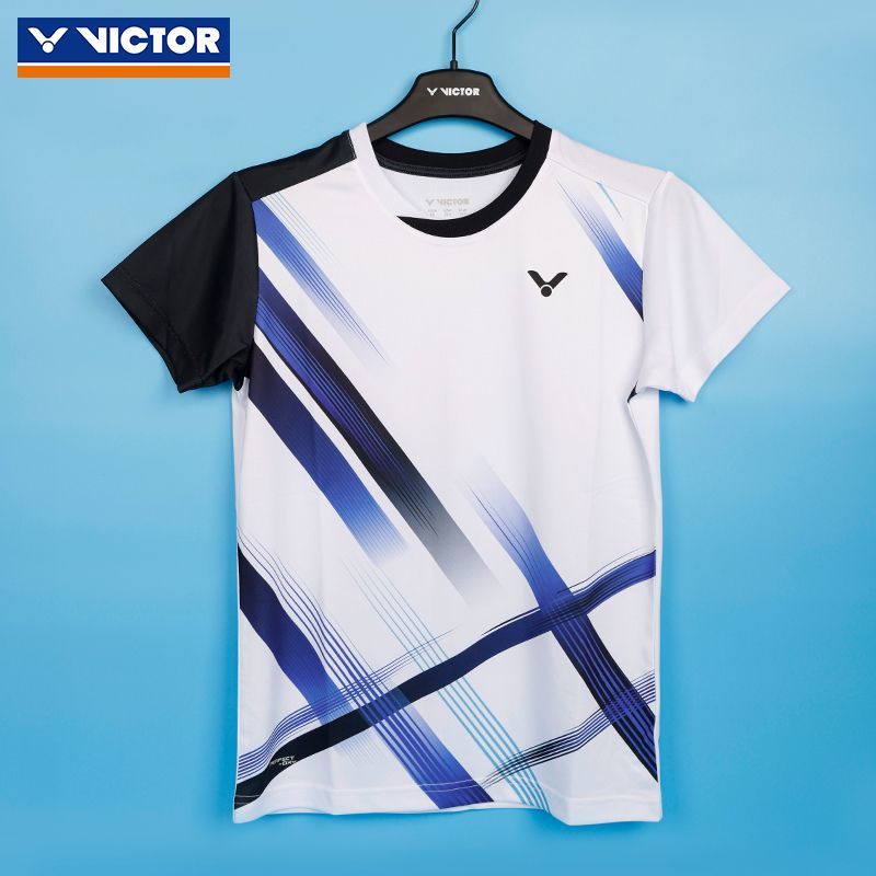 VICTOR威克多胜利羽毛球服 2025新款速干上衣短袖运动T恤T59110