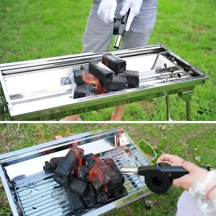 Hand Crank Fan Blower Handheld Small Charcoal Fire Starter For Camping And Outdoor Activities_voghion.com