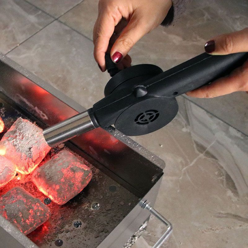 Hand Crank Fan Blower Handheld Small Charcoal Fire Starter For Camping And Outdoor Activities_voghion.com
