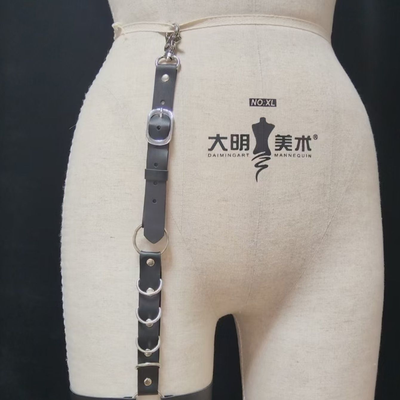 个性cos成男装饰腿带OC单品时尚潮酷穿搭可调节小众皮带 图片 6
