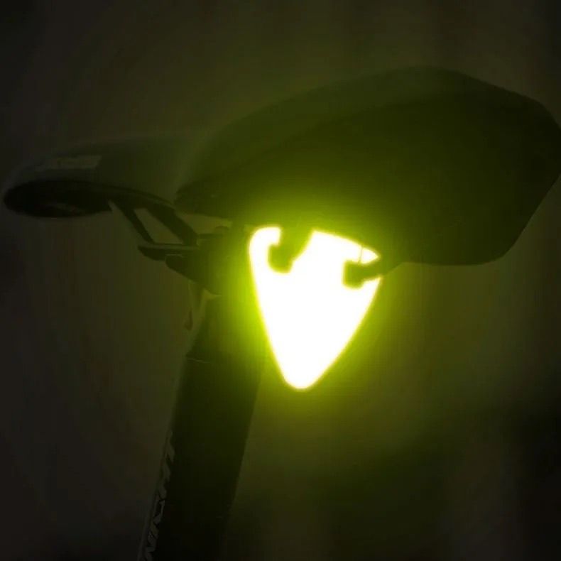 Mountain Road Bike Cycling Safety Warning Pendant Emergency High Brightness Reflective Tail Light Triangle Decoration_voghion.com