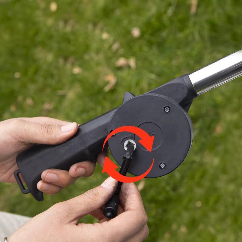 Hand Crank Fan Blower Handheld Small Charcoal Fire Starter For Camping And Outdoor Activities_voghion.com
