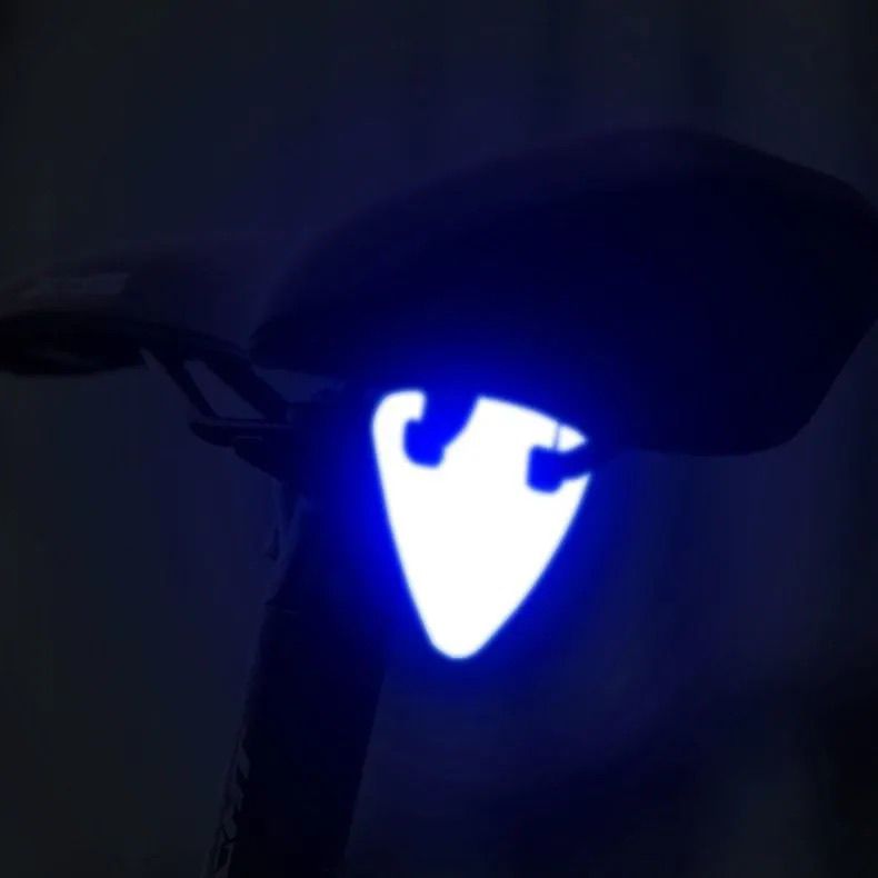 Mountain Road Bike Cycling Safety Warning Pendant Emergency High Brightness Reflective Tail Light Triangle Decoration_voghion.com