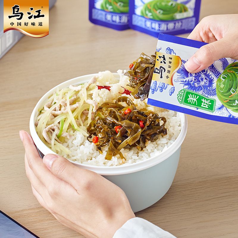 乌江30g美味/酸辣海带丝开袋即食零嘴开味旗舰店 图片 3