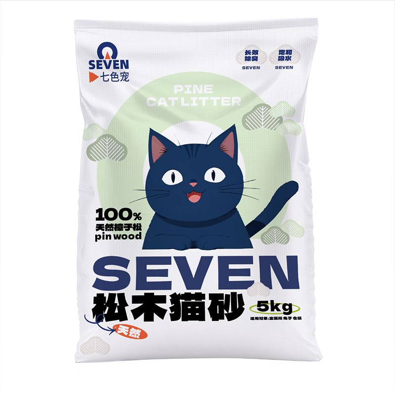 松木猫砂除臭抑菌低尘吸水木屑猫沙宠物用品大包装除味松木砂猫砂 图片 8