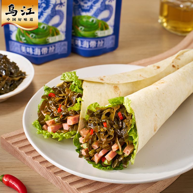 乌江30g美味/酸辣海带丝开袋即食零嘴开味旗舰店 图片 5