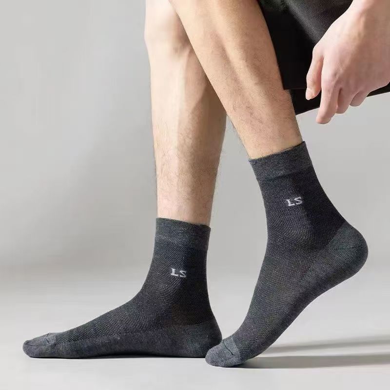 Breathable Mesh Running Socks For Sport And Business Versatile_voghion.com