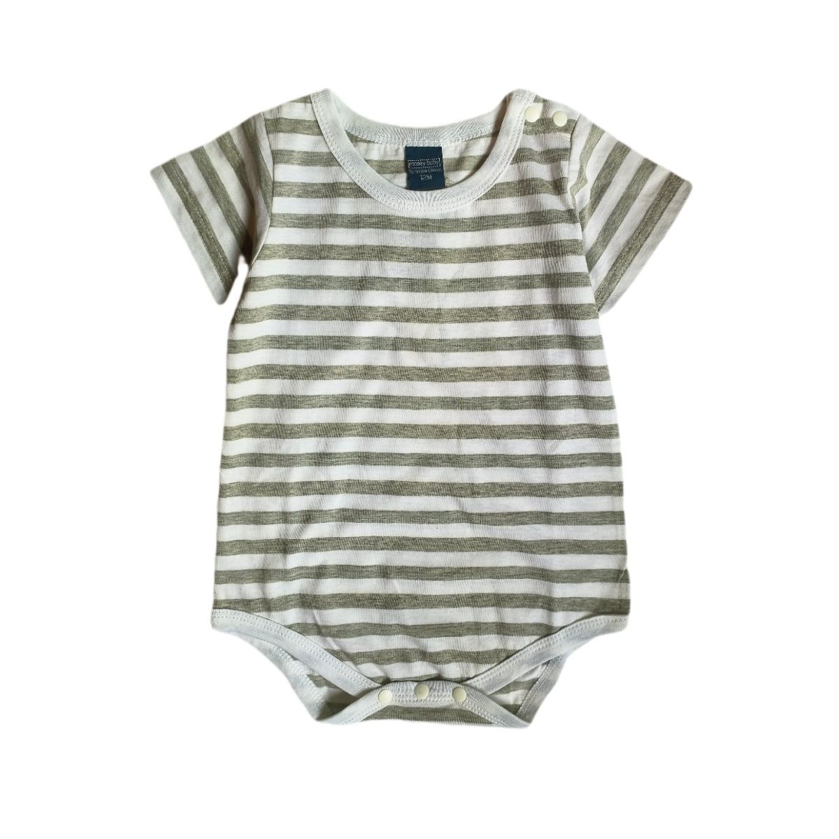 婴儿衣服夏季薄款针织连体爬服宝宝三角哈衣包屁衣纯棉色纱条纹