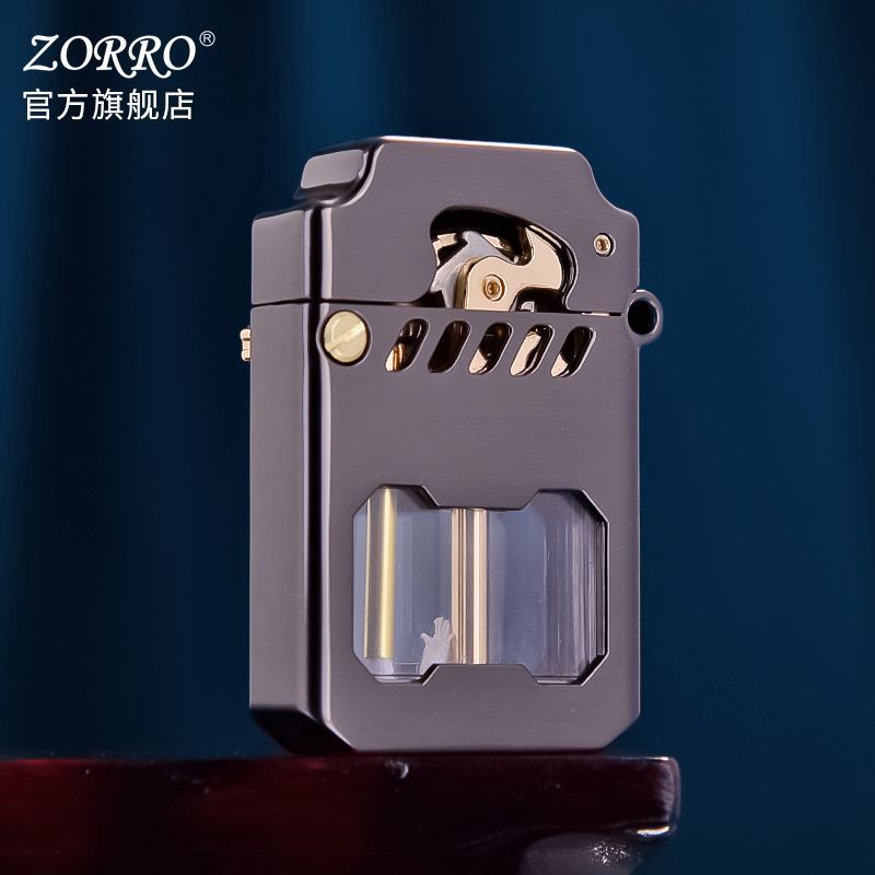 ZORRO佐罗官方旗舰店赛博机甲鲲煤油打火机托伦斯高档送男士礼物 图片 5