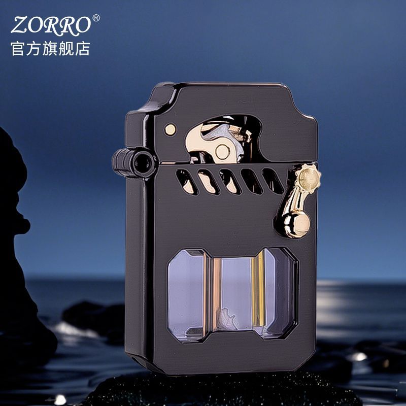 ZORRO佐罗官方旗舰店赛博机甲鲲煤油打火机托伦斯高档送男士礼物 图片 2