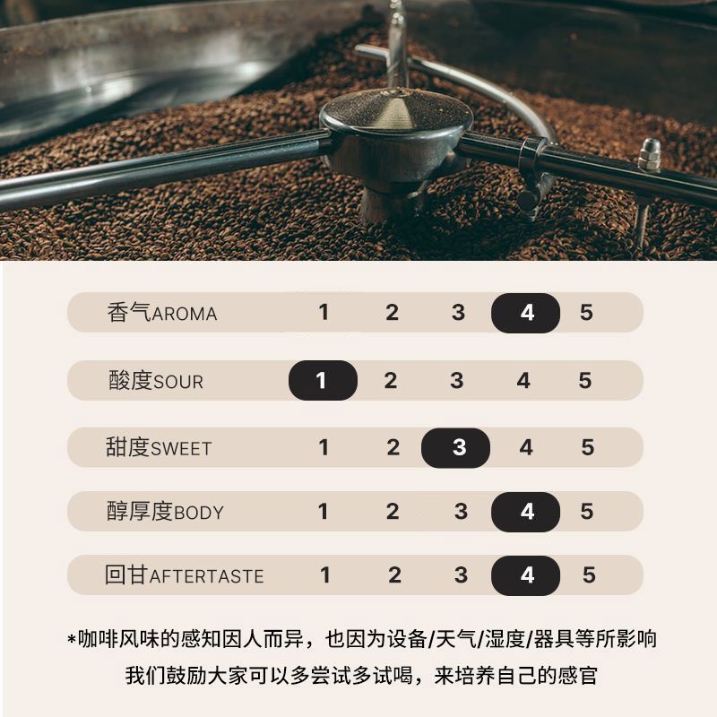 漫天香意式 者耳咖啡豆1KG2KG超值量贩装 新鲜烘焙商用现磨黑咖啡 图 3