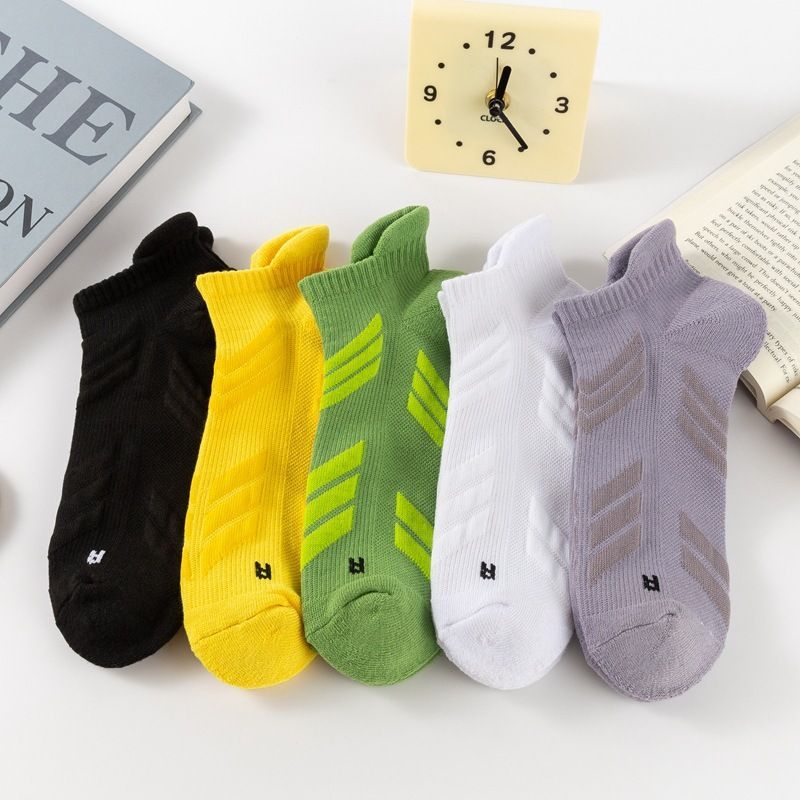 Men's Short-cut Thin Sports Running Socks, Antibacterial, Breathable, Non-slip, Odor-resistant, Marathon Professional_voghion.com