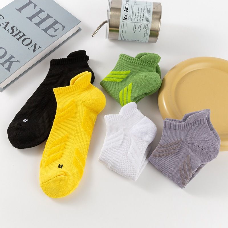 Men's Professional Running Socks Antibacterial Breathable Non-slip_voghion.com