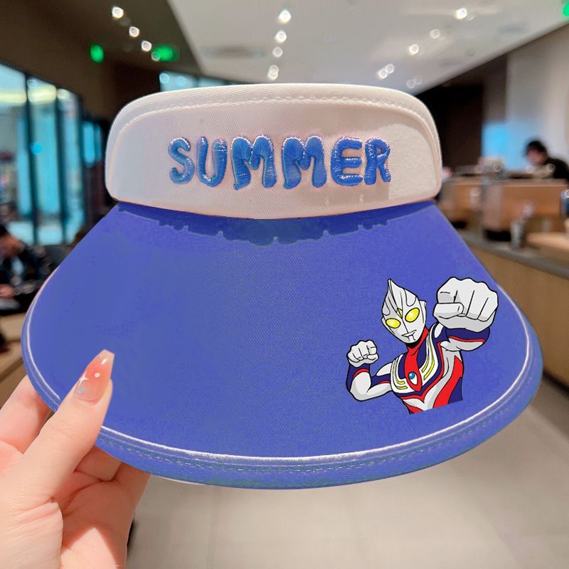 儿童三丽鸥空顶帽子宝宝女童库洛米防晒夏季太阳帽紫外线遮阳帽