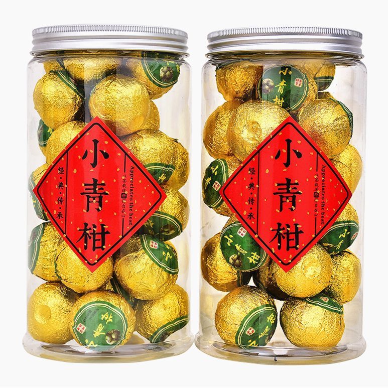 正宗新会小青柑10年普洱茶宫廷陈皮熟茶散装柑普茶正宗小青柑