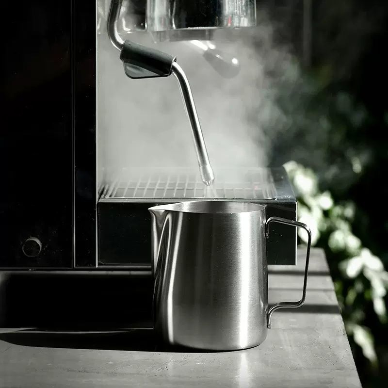 Coffee Spout Cup Latte Art Tool Stainless Steel Professional Utensil With Scale Milk Frothing Pitcher_voghion.com