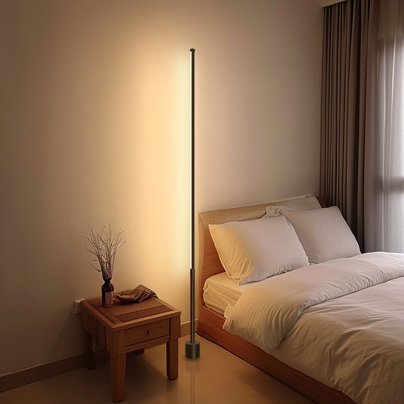 落地灯ins简约北欧led客厅卧室立式台灯床头灯墙角网红护眼氛围灯