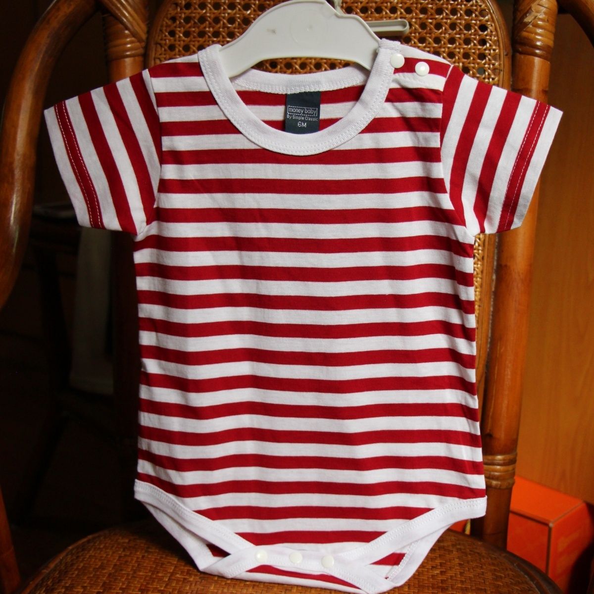 婴儿衣服夏季薄款针织连体爬服宝宝三角哈衣包屁衣纯棉色纱条纹