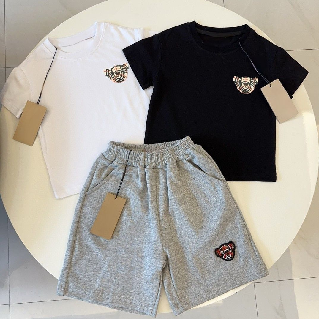 Zomer t-shirt en short set voor kinderen buitenkleding_voghion.com