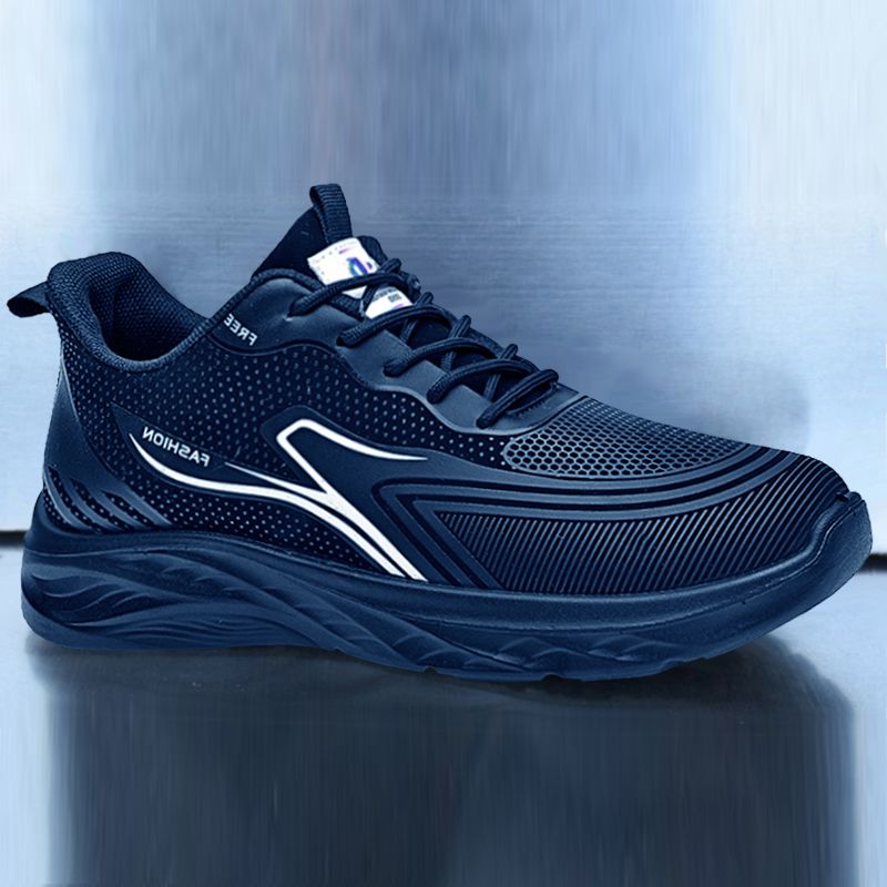 皮面红蜻蜓金典防水运动鞋潮流百搭软底防滑休闲耐磨跑步男鞋