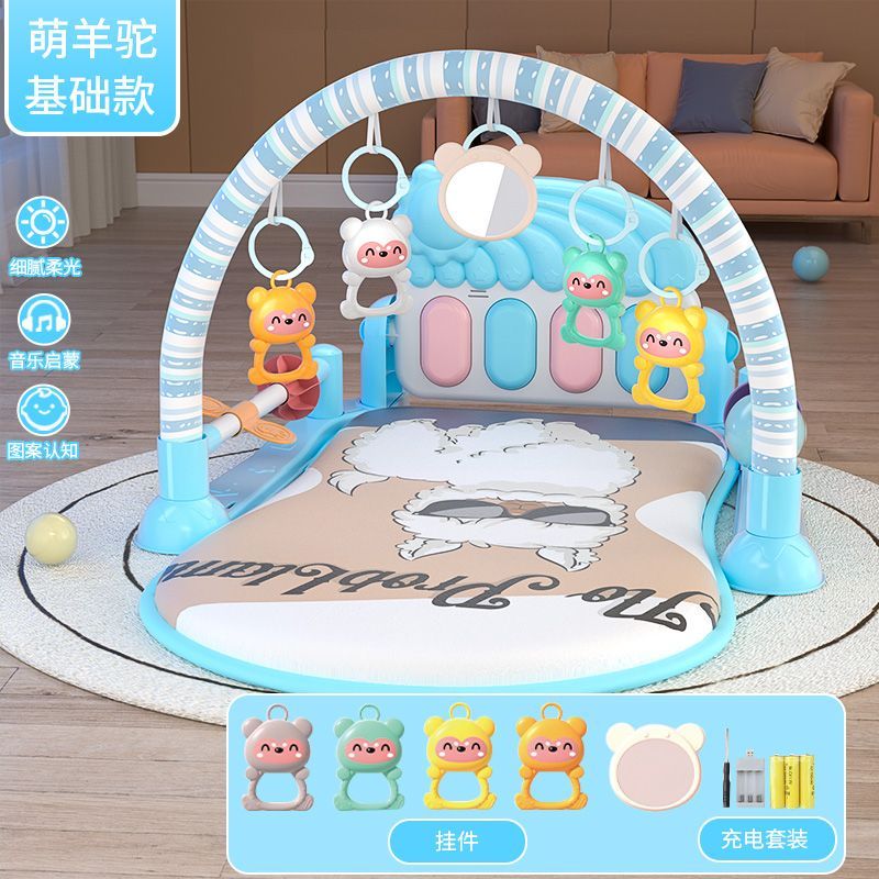 新生儿玩具脚踏钢琴宝宝0一1岁新生幼儿礼物3个月6益智早教健身架