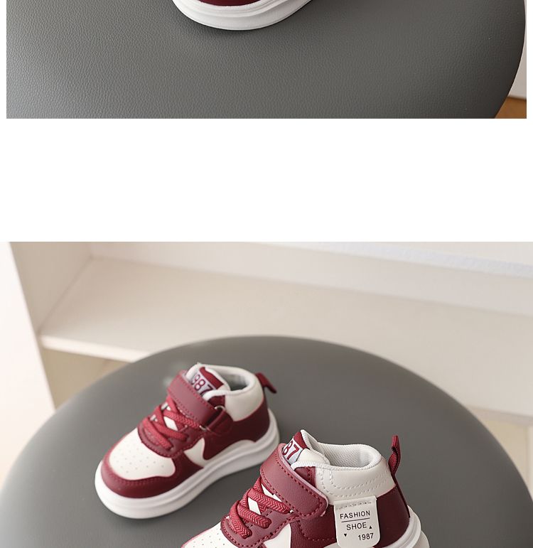 Baskets montantes décontractées pour enfants, chaussures de sport polyvalentes et portables pour poupées de petite taille_voghion.com