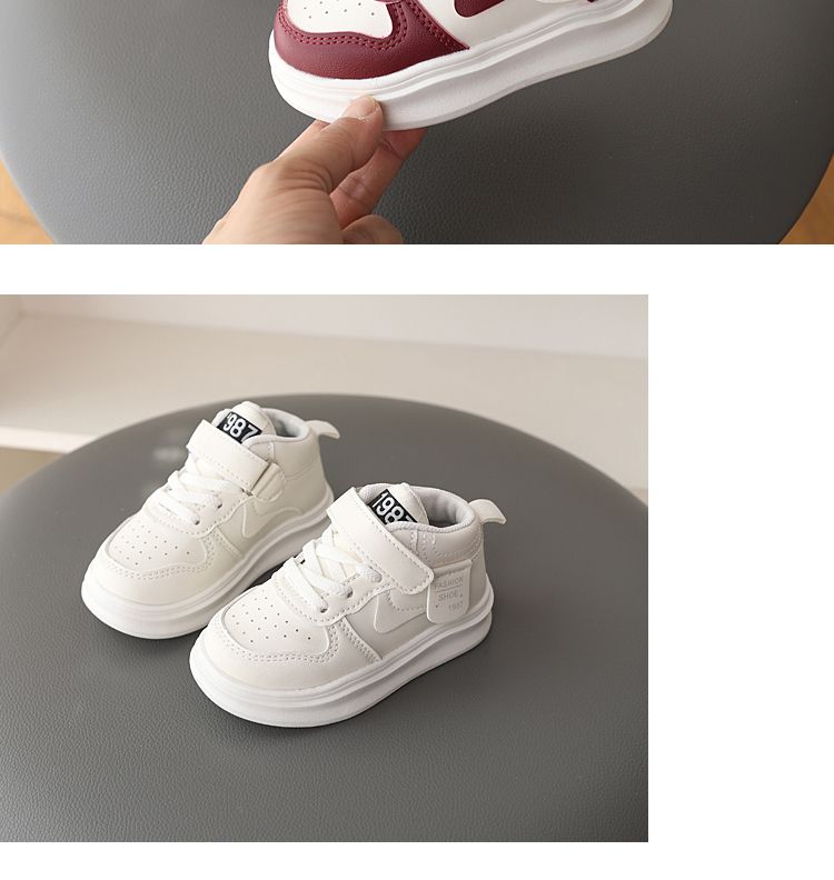 Baskets montantes décontractées pour enfants, chaussures de sport polyvalentes et portables pour poupées de petite taille_voghion.com