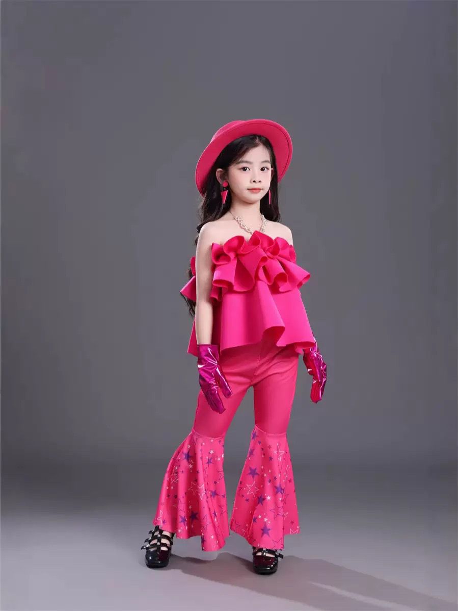 Conjunto de roupa de cheerleader estilo retro hong kong_voghion.com