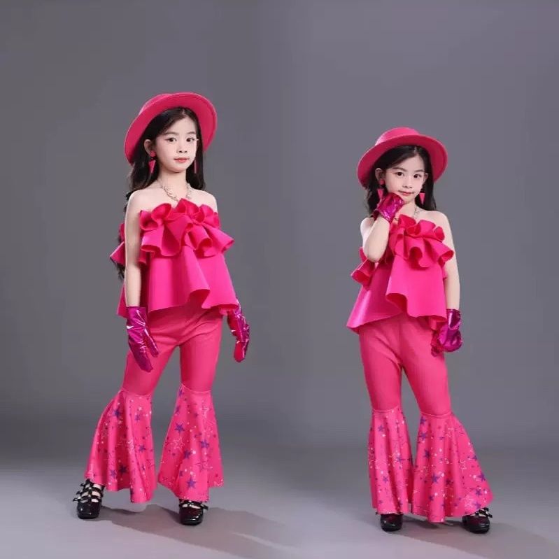 Conjunto de roupa de cheerleader estilo retro hong kong_voghion.com