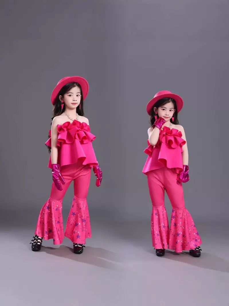 Conjunto de roupa de cheerleader estilo retro hong kong_voghion.com