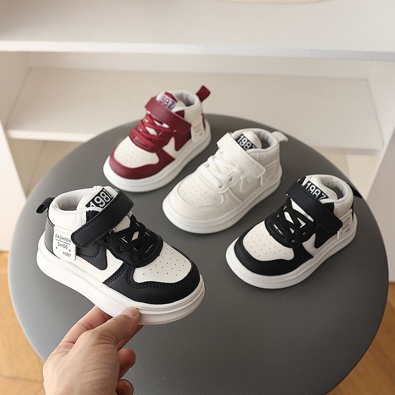 Baskets montantes décontractées pour enfants, chaussures de sport polyvalentes et portables pour poupées de petite taille_voghion.com