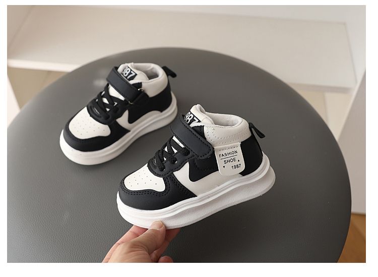 Baskets montantes décontractées pour enfants, chaussures de sport polyvalentes et portables pour poupées de petite taille_voghion.com