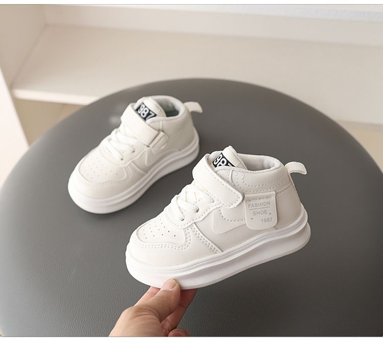 Baskets montantes décontractées pour enfants, chaussures de sport polyvalentes et portables pour poupées de petite taille_voghion.com