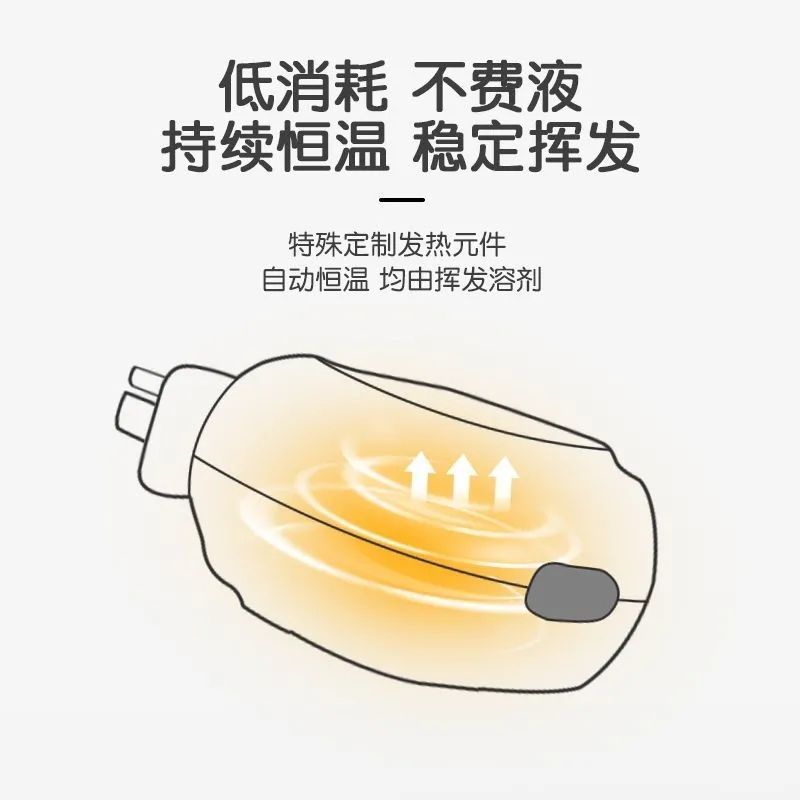 通用型电热蚊香旋转专用加热器家用插式电蚊香液加热器无味驱蚊液 图片 4