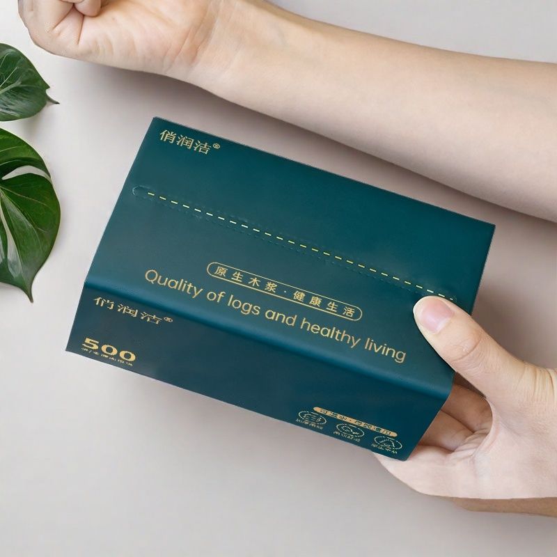 原木抽纸500张大号整箱批发家用大包餐巾纸卫生纸可湿水妇婴纸巾