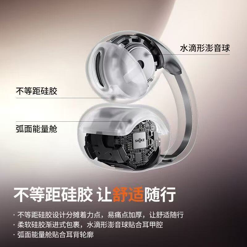 Shokz韶音E310动钛圈OpenDots ONE 耳夹式蓝牙耳机