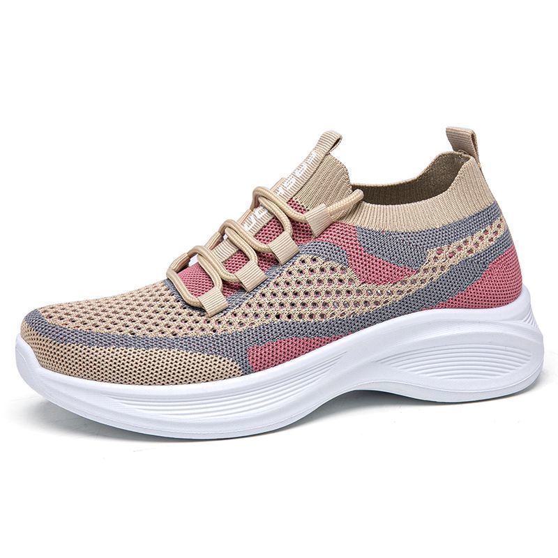 正品红蜻蜓金典运动爆款休闲女鞋子软底舒服织网轻盈夏季跑步透气