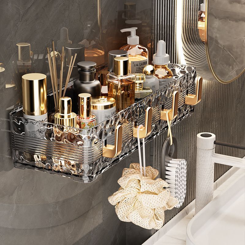 Bathroom Storage Rack No-Drill Corner Toilet Bracket Shower Room Washstand Wall-Mounted Shelf_voghion.com