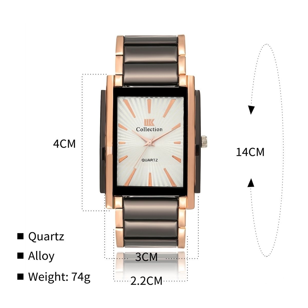 Elegant Men's Quartz Watch With Premium Strap In Korean Style_voghion.com