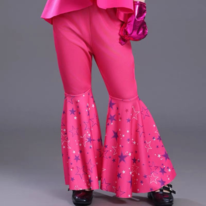 80S And 90S Retro Hong Kong Style Flared Pants Kindergarten T-Stage Catwalk Show Performance Children's Competition_voghion.com