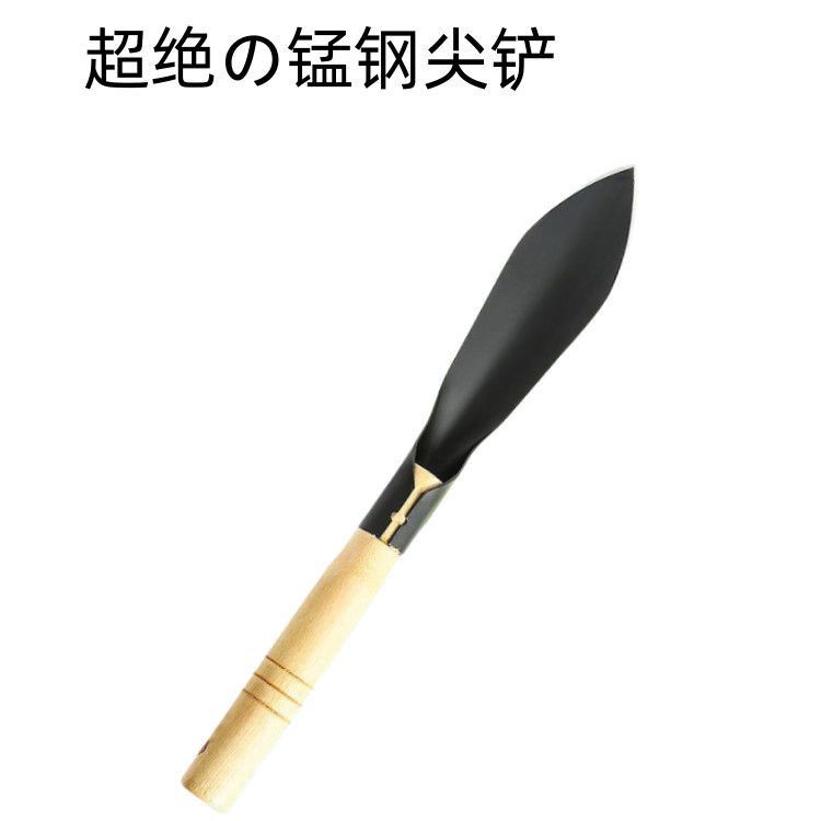 种菜神器锰钢铲子种花养花工具园艺野菜花卉除草赶海挖土怀炉铁铲