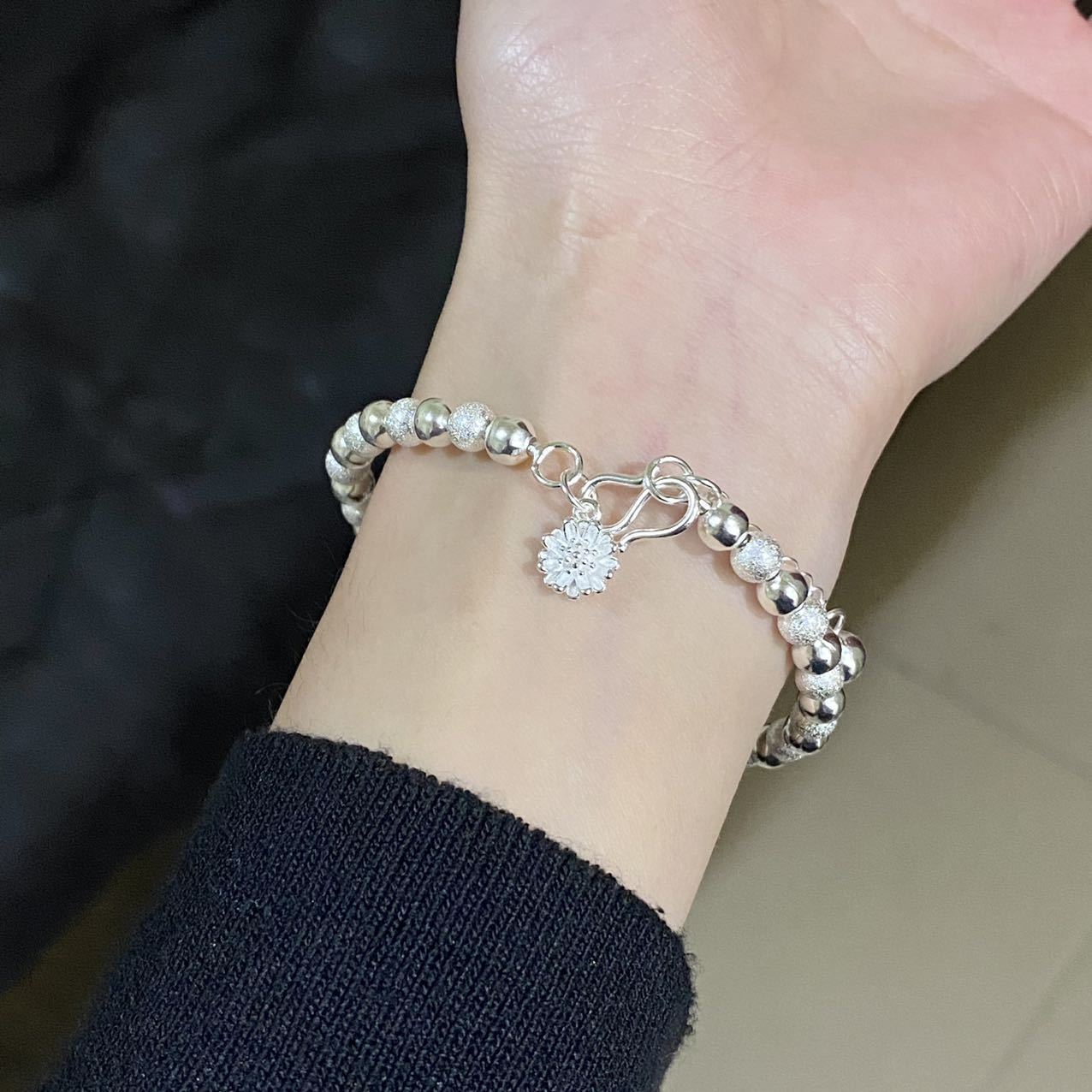 Winy999足银手链女高级轻奢气质小众ins简约女友日常生日惊喜证书 图片 2